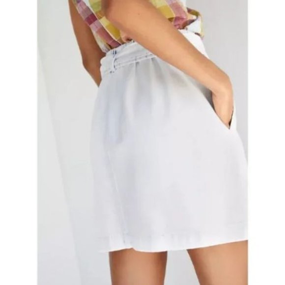 NWT Anthropologie Cloth & Stone Belted Mini Demin Skirt | L - Picture 5 of 6